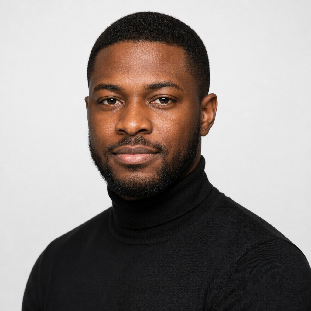 Portrait of Sam Okafor, Automation Engineer